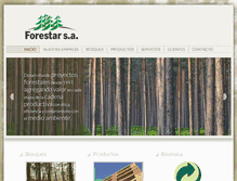 Tablet Screenshot of forestarsa.com